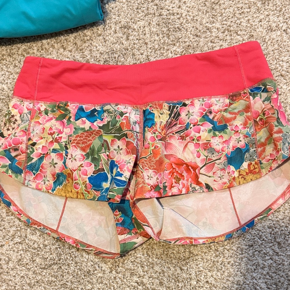 Lululemon seawheeze speed shorts